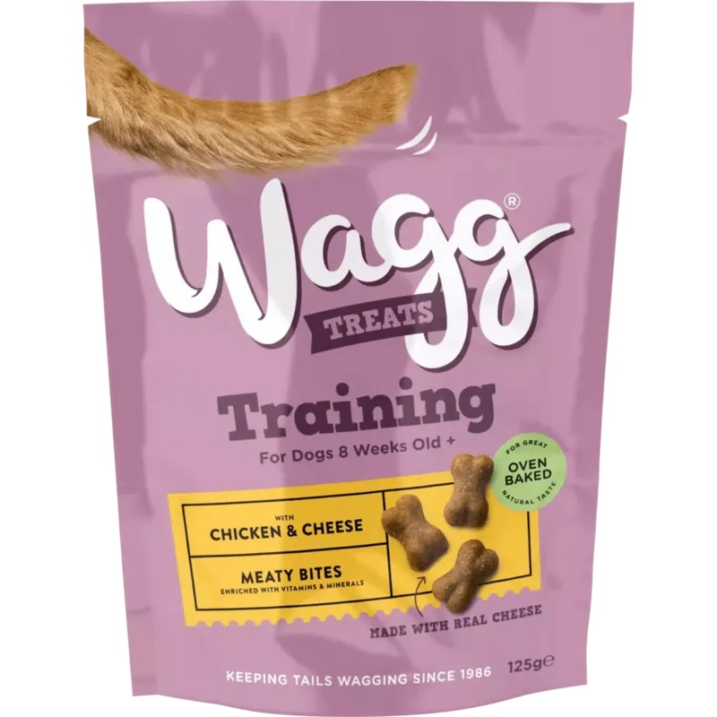 WAGG Training Treats Chicken and Cheese Mini Bones 125g