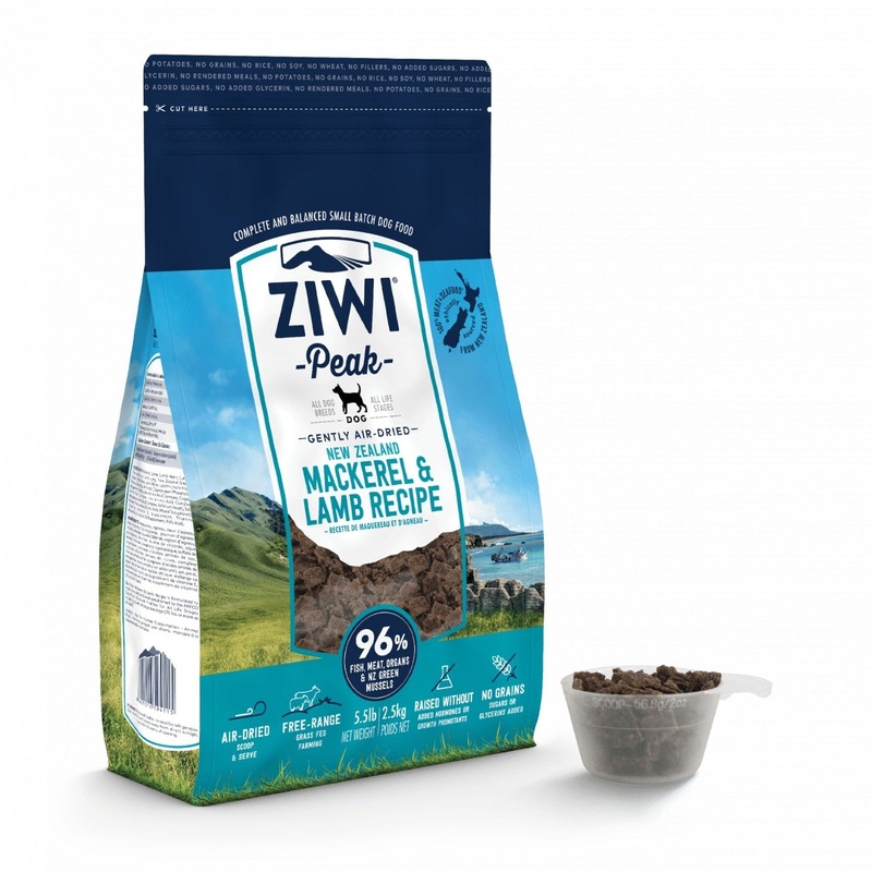 ZIWI PEAK Dog Air-Dried Mackerel & Lamb Recipe