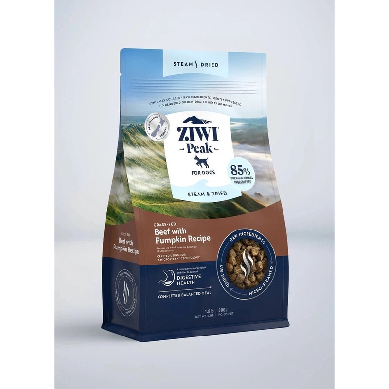 ZIWI PEAK Dog Steam Dried Beef with Pumpkin