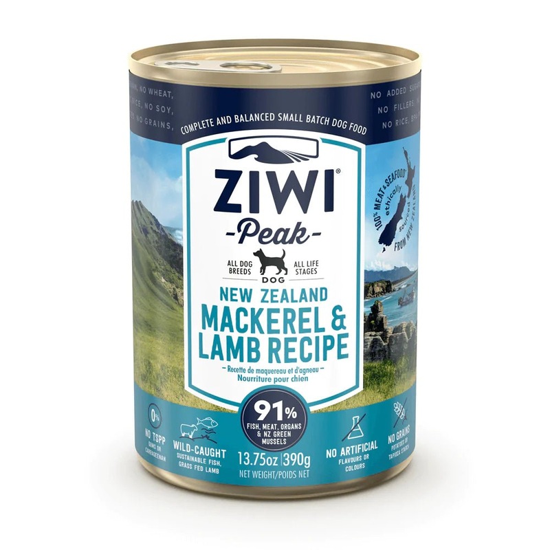ZIWI PEAK Dog Wet Mackerel & Lamb Cans