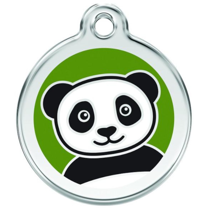 Red Dingo Enamel Dog & Cat ID Tags Panda