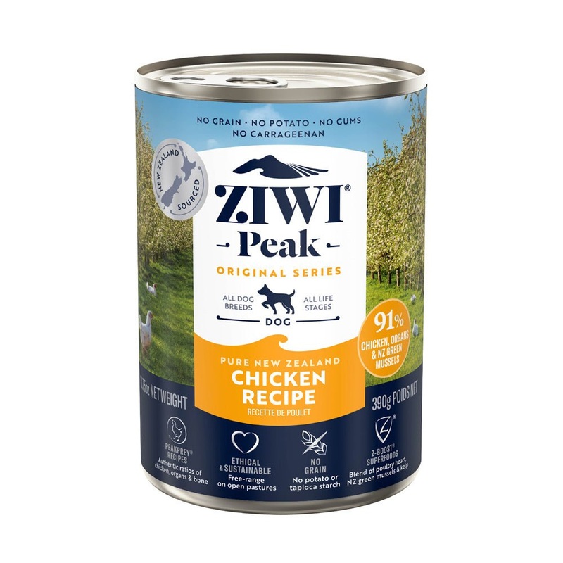 ZIWI PEAK Dog Wet Free-Range Chicken Cans