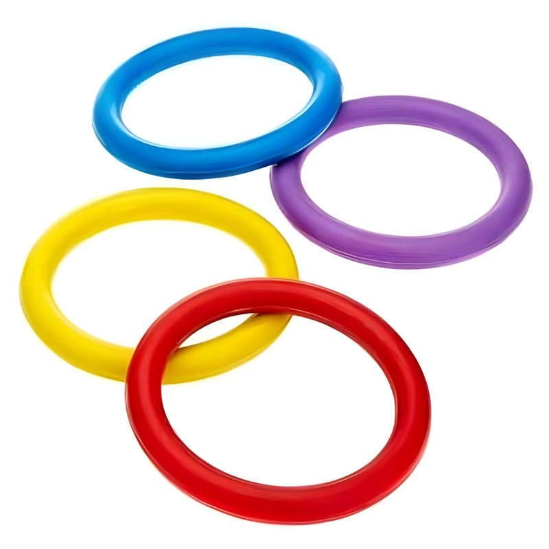 Classic Solid Rubber Ring Dog Toy 150mm Large