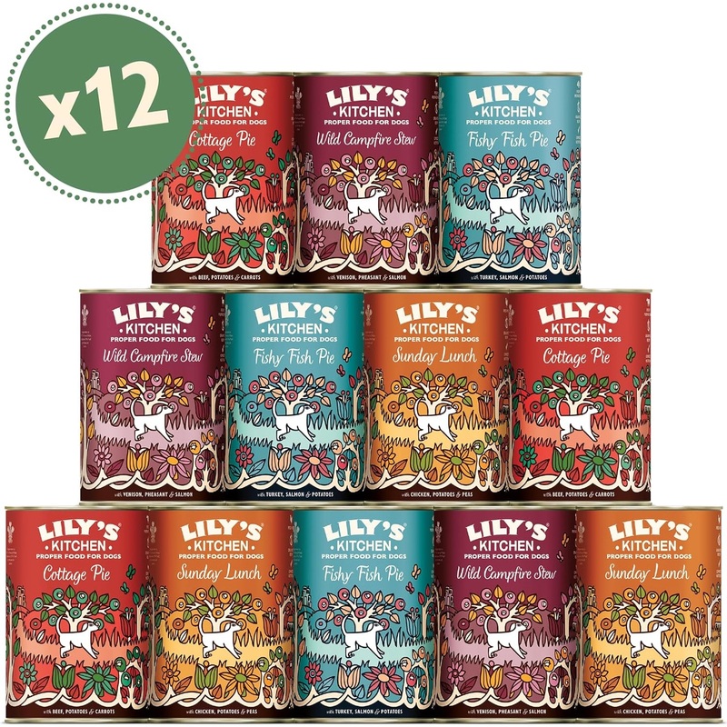 Lilys Kitchen Grain Free Recipes 12 x 400g Cans Multipack