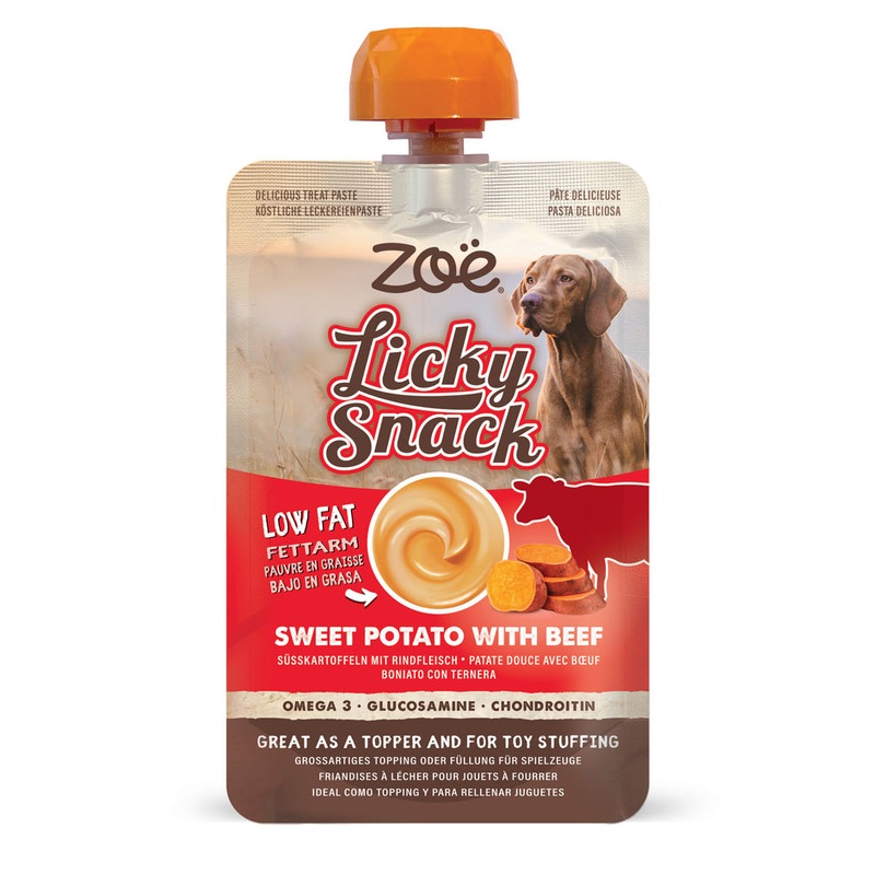 Zo Licky Snack Sweet Potato & Beef 85g