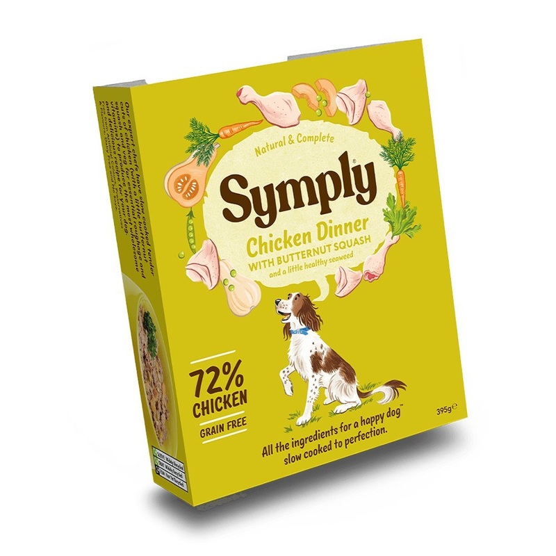 Symply Chicken Dinner Wet Dog Food 395g