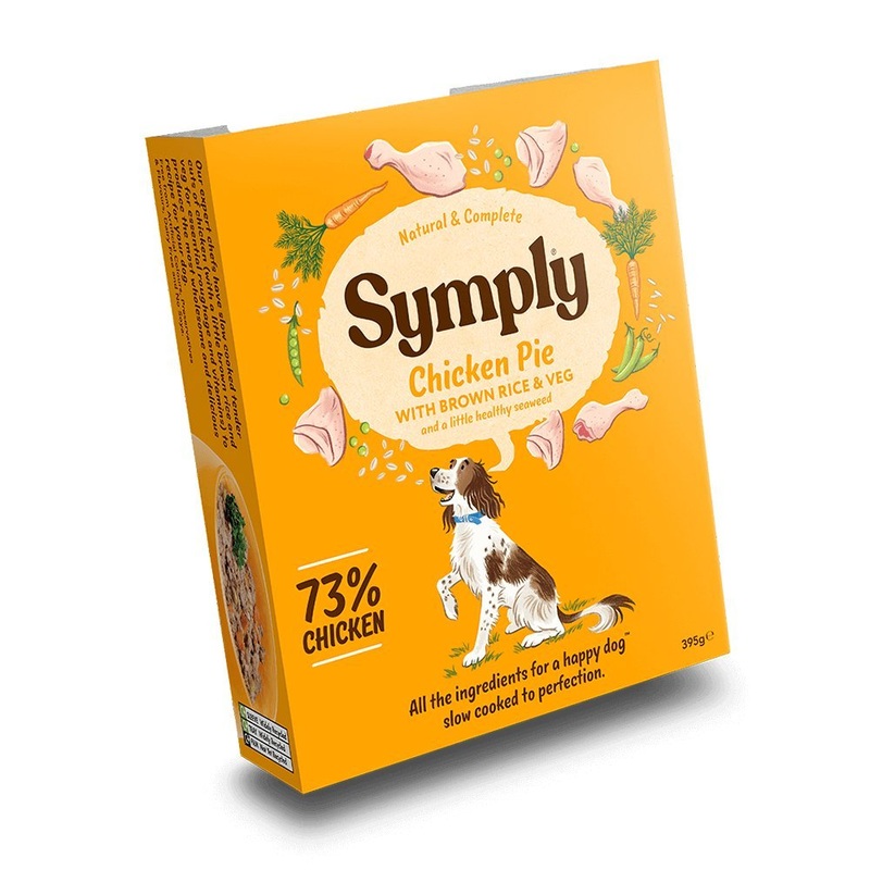 Symply Chicken Pie Wet Dog Food 395g