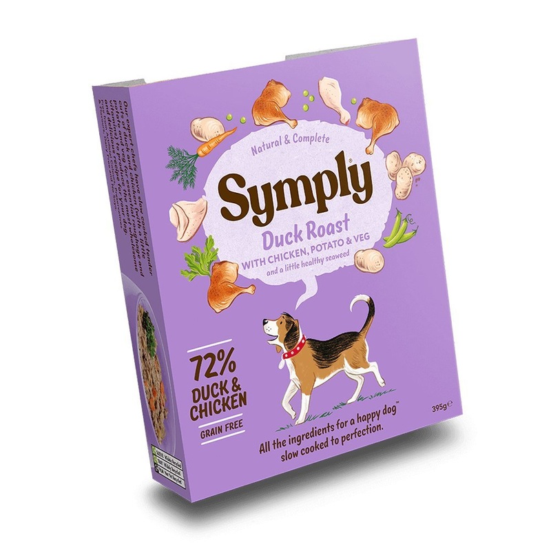 Symply Duck Roast Wet Dog Food 395g