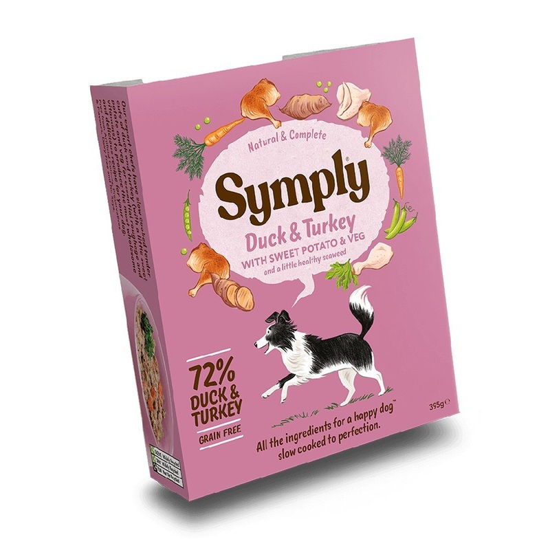 Symply Duck & Turkey Wet Dog Food 395g