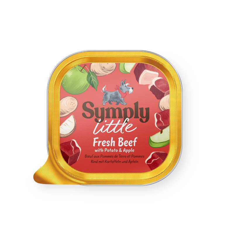 Symply Little Beef Dog Tray 100g