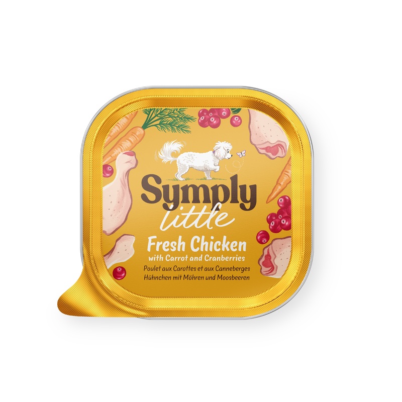 Symply Little Chicken Dog Tray 100g