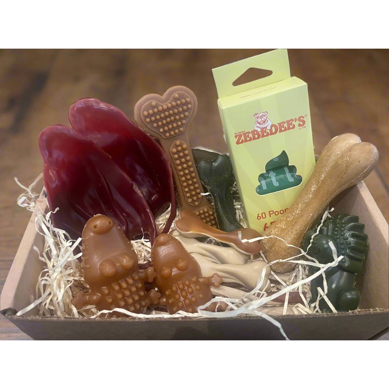 The complete Veggie deluxe box for Dogs | Free Poo Bags