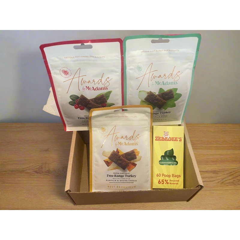 The Mega McAdams Treat Bundle + Free Zebedee Poo Bags