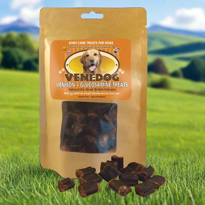 Veni-Dog Venison + Glucosamine Treats For Dogs 75g