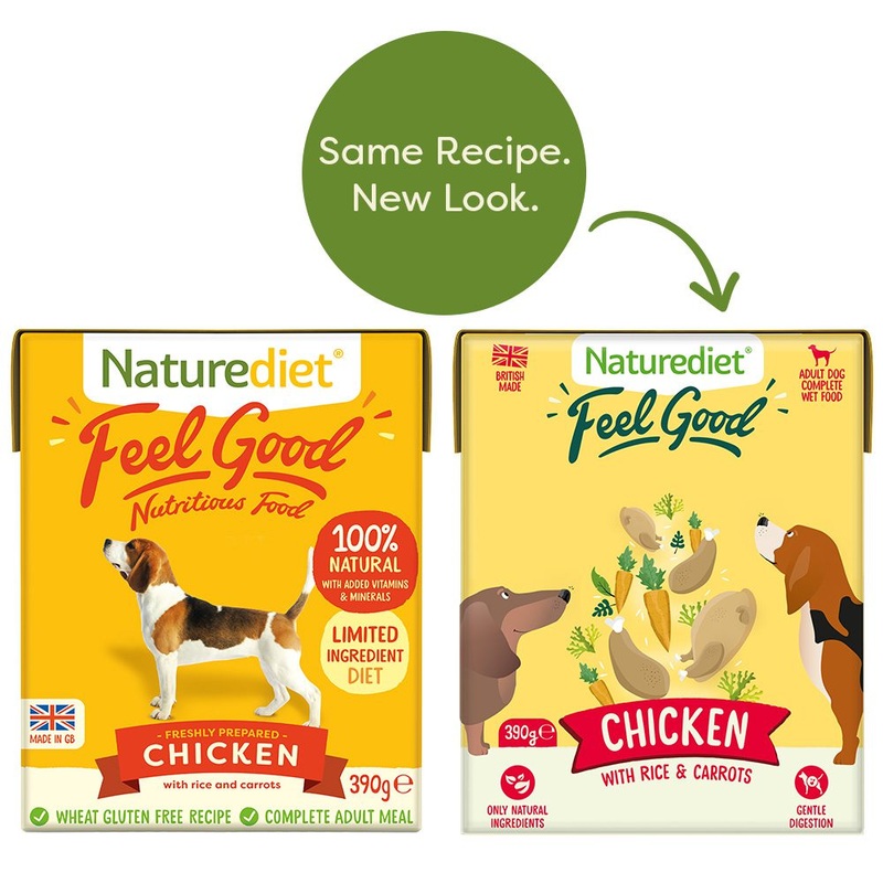 Naturediet Feel Good Chicken Wet Dog Food 390g