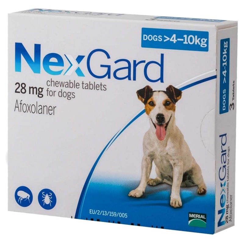 NexGard Chewable Tablets for Medium Dogs 28mg 3PK