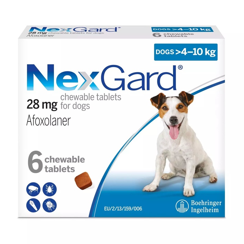 NexGard Chewable Tablets for Medium Dogs 28mg 6PK