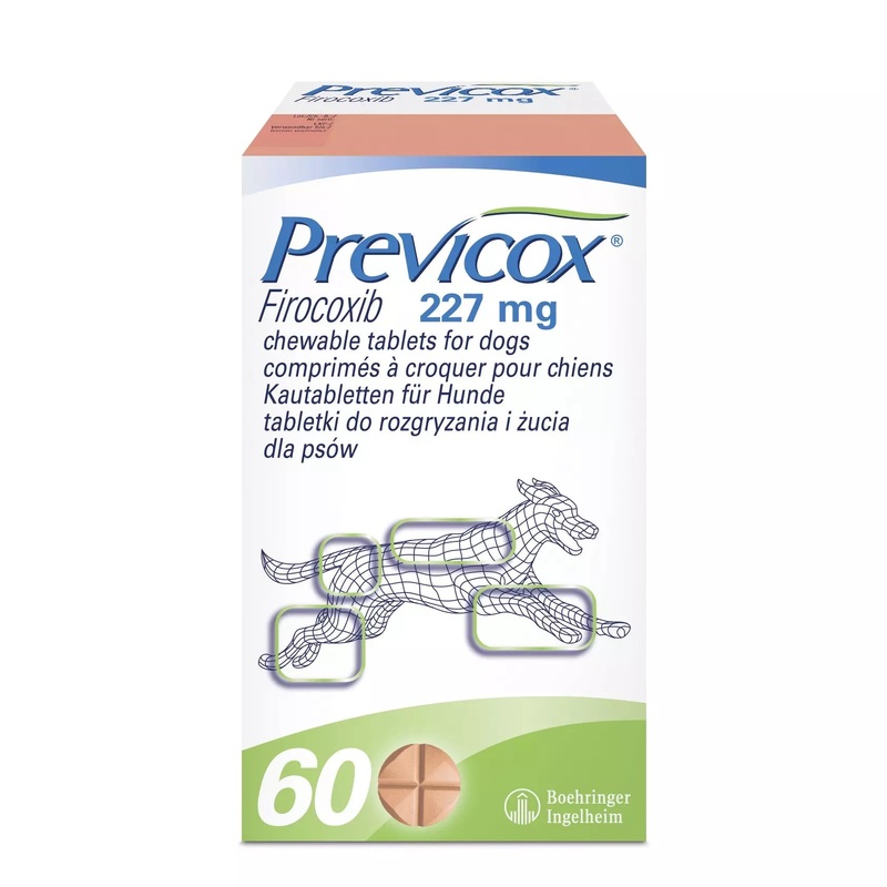Previcox Chewable Tablets for Dogs 227mg 60Tablets