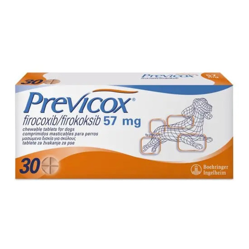 Previcox Chewable Tablets for Dogs 57mg 30Tablets