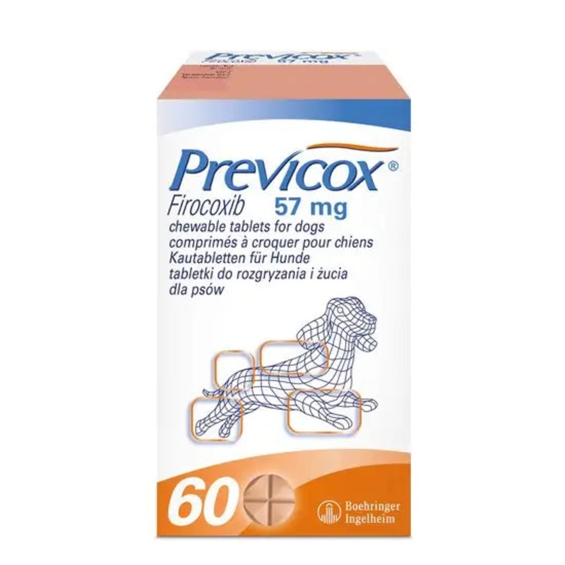 Previcox Chewable Tablets for Dogs 57mg 60Tablets
