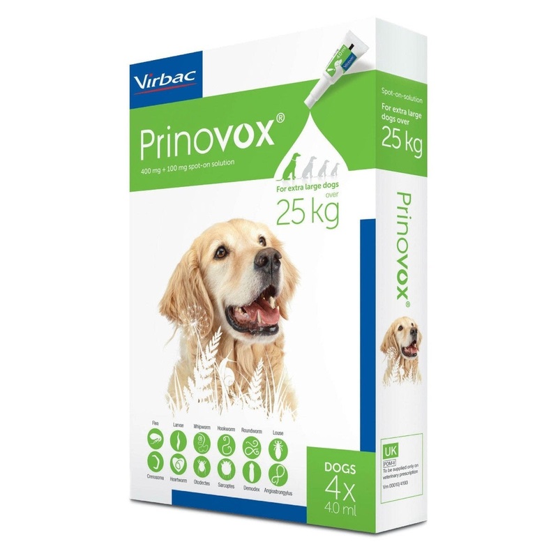 Prinovox Spot-On Solution for Extra large Dogs Over 25kg