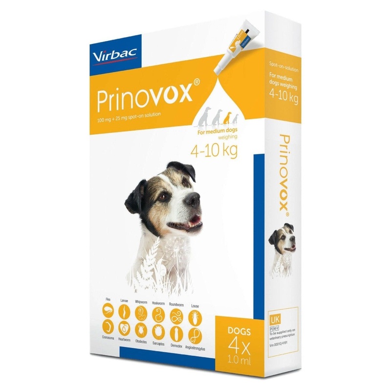 Prinovox Spot-On Solution for Medium Dogs 10-25kg