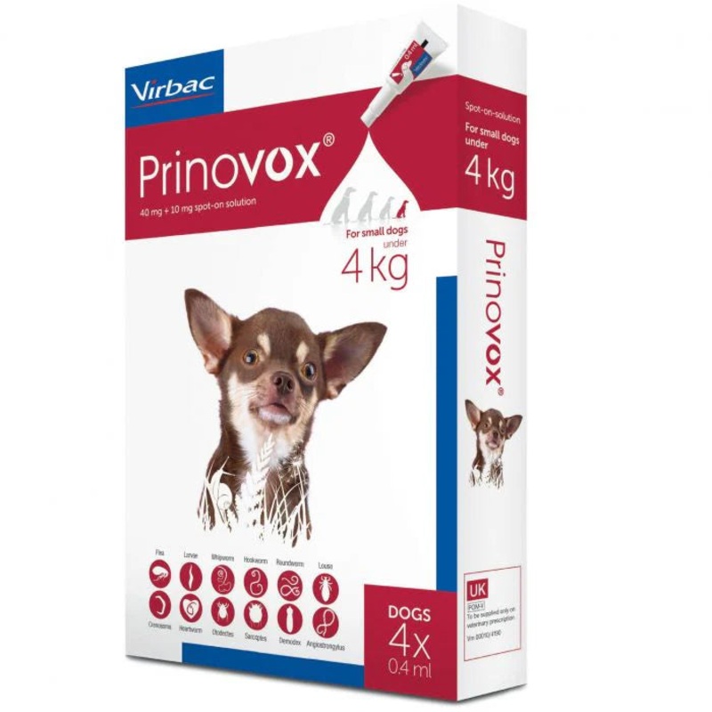 Prinovox Spot-on solution Small Dog <4Kg