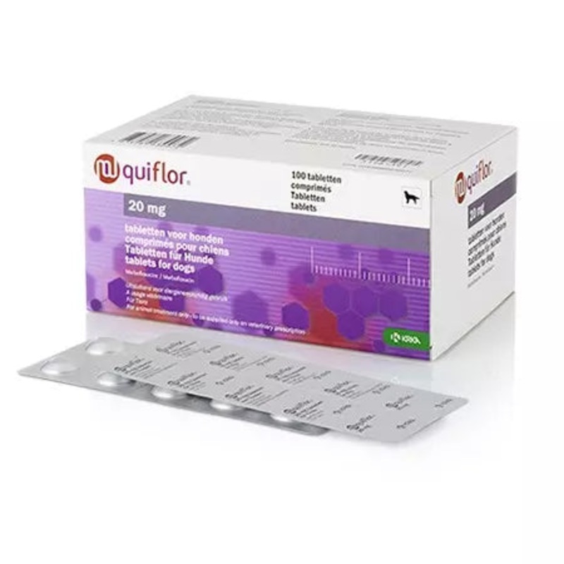 Quiflor Flavoured Tablets for Cats & Dogs 20Mg