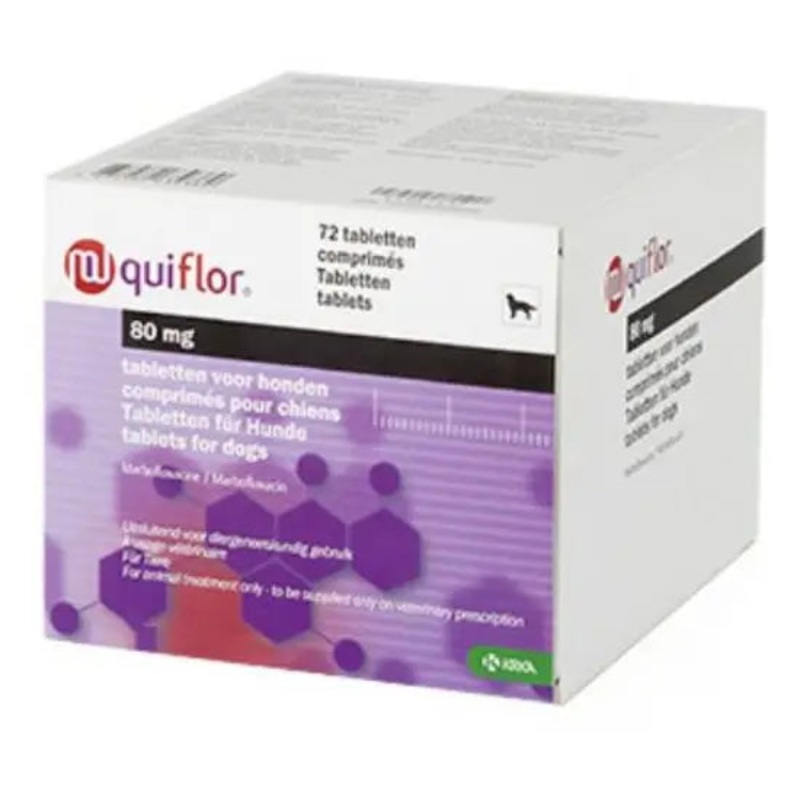 Quiflor Flavoured Tablets for Cats & Dogs 80Mg