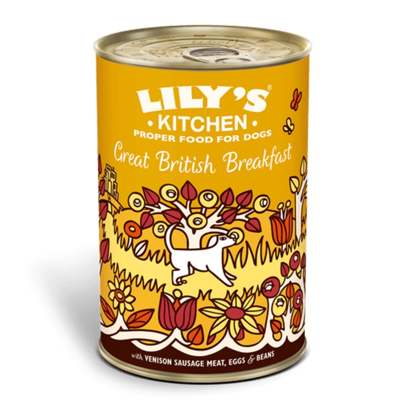 Lilys Kitchen Great British Breakfast Dog Food Tin 400g