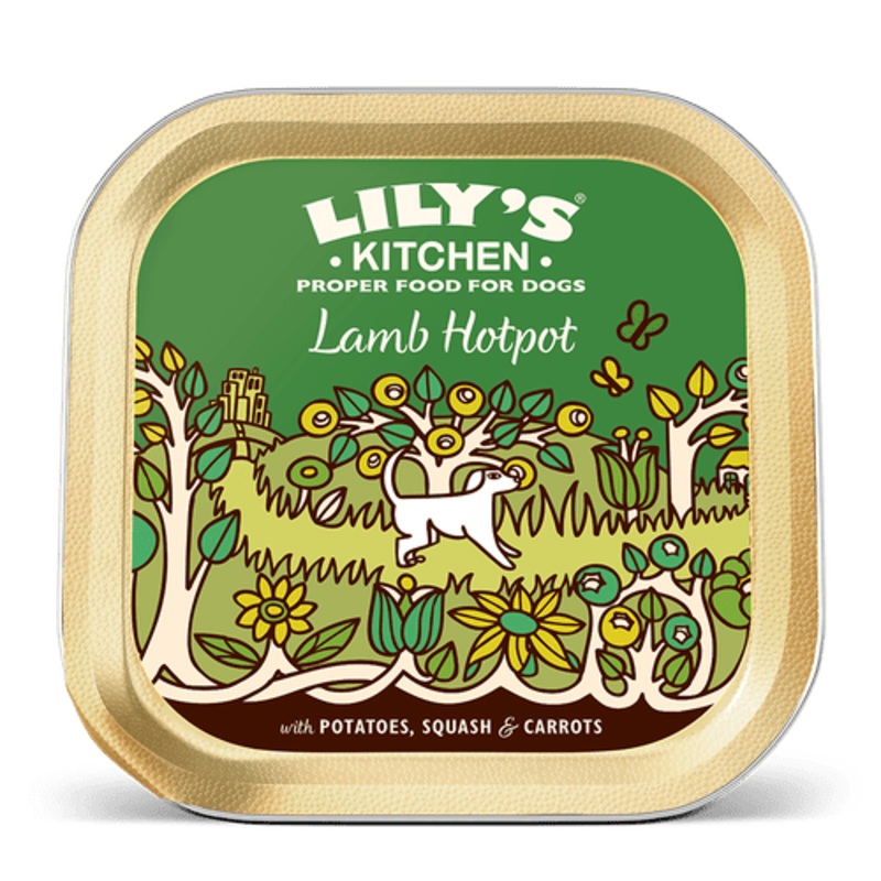 Lilys Kitchen Lamb Hotpot Dog Food Tray 150g