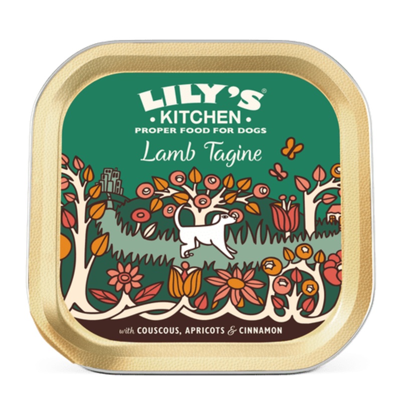 Lilys Kitchen Lamb Tagine Dog Food Tray 150g