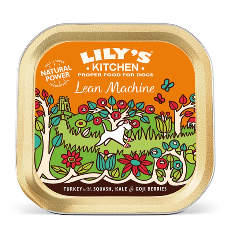Lilys Kitchen Lean Machine Dog Food Tray 150g