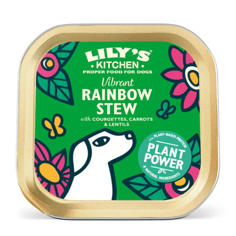 Lilys Kitchen Rainbow Stew Dog Food Tray 150g