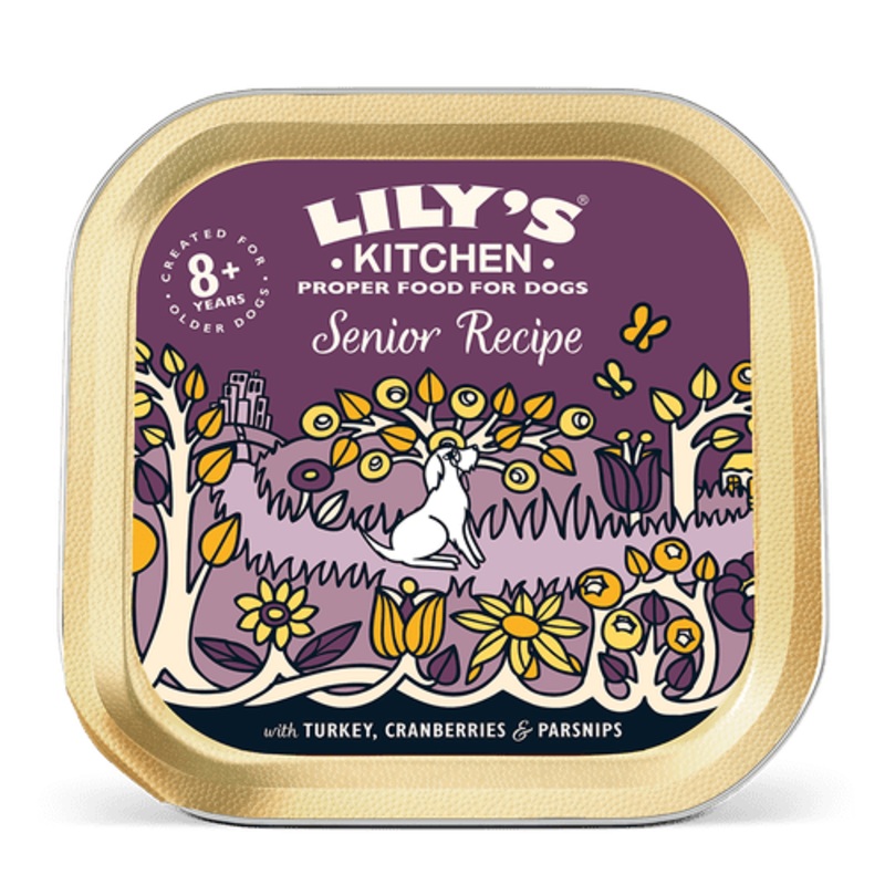 Lilys Kitchen Senior Recipe Dog Food Tray 150g