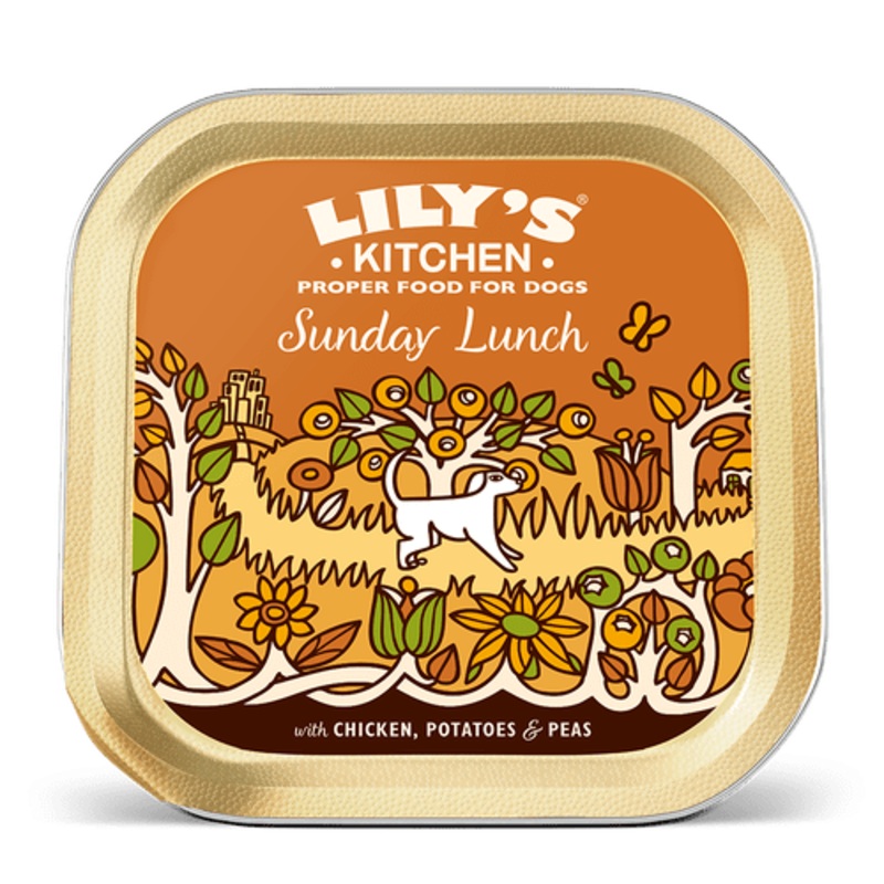 Lilys Kitchen Sunday Lunch Dog Food Tray 150g