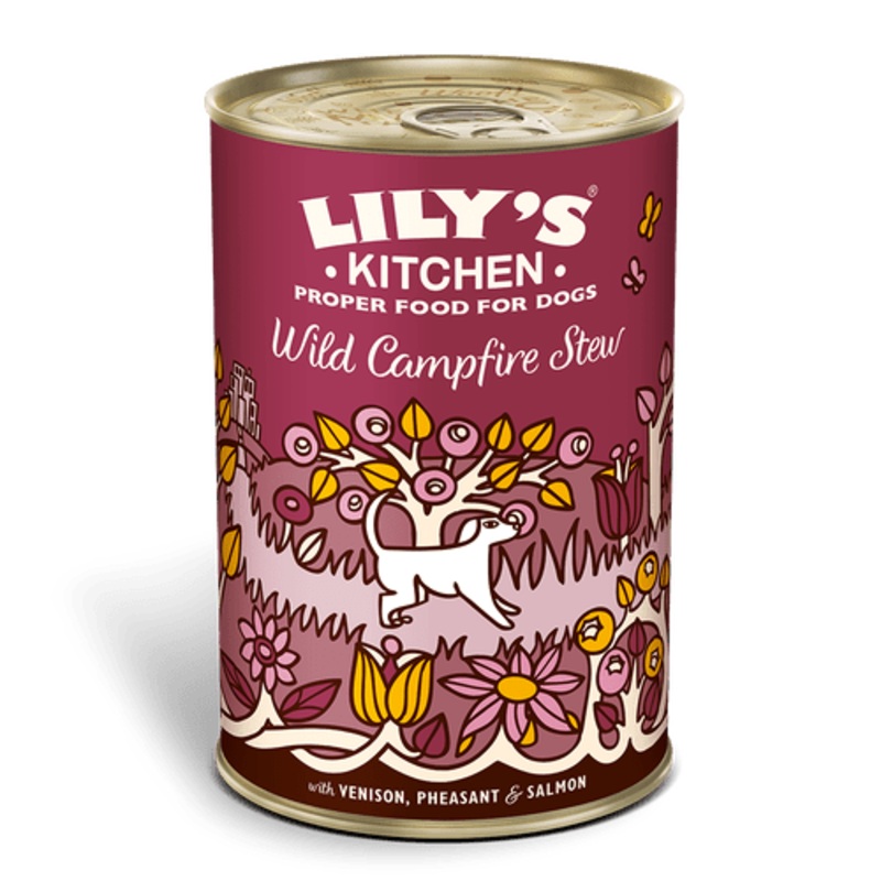 Lilys Kitchen Wild Campfire Stew Dog Food Tin 400g