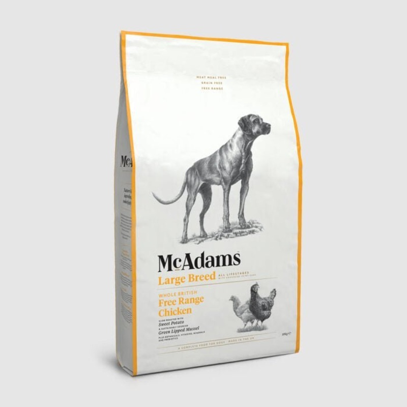 Mcadams British Free Range Chicken For Large Breed Dogs