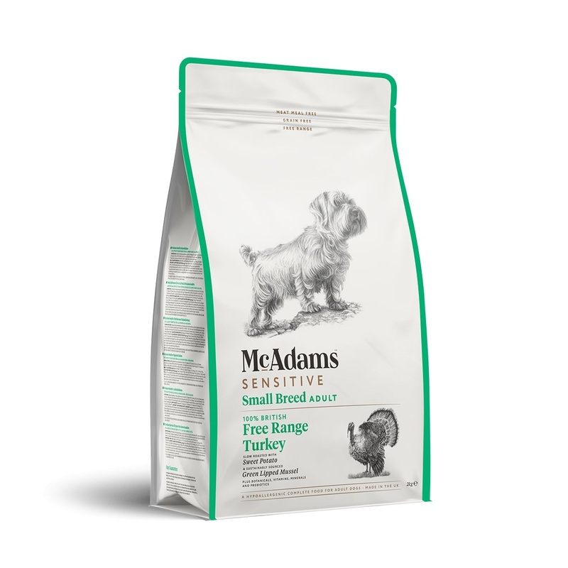 McAdams Free-Range Turkey Sensitive Small Breed Dry Dog Food