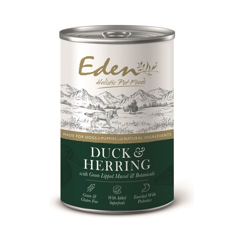 Eden Gormet Duck & Herring Wet Dog Food 400g