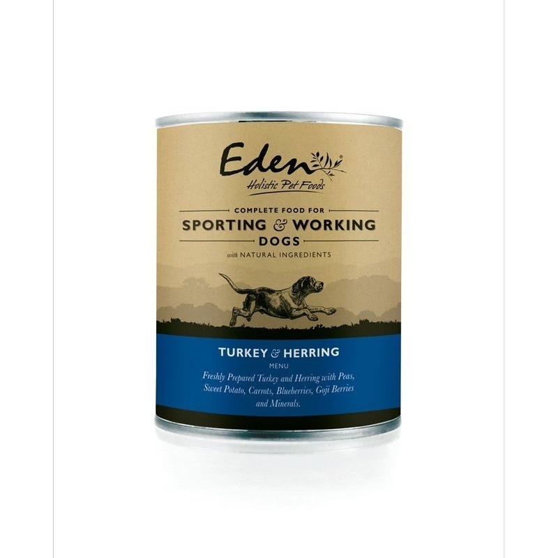 Eden Wet Food For Working And Sporting Dogs: Turkey & Herring 400g