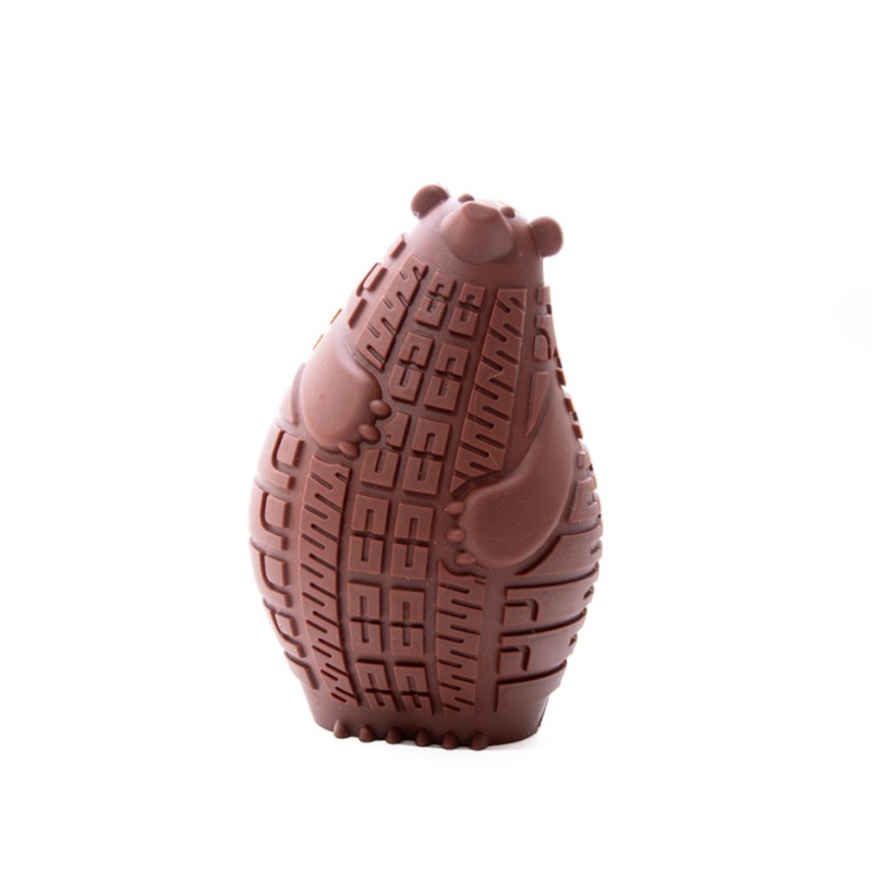 Great & Small Stay Wild Grizzly Bear Treat & Bounce Dog Chew