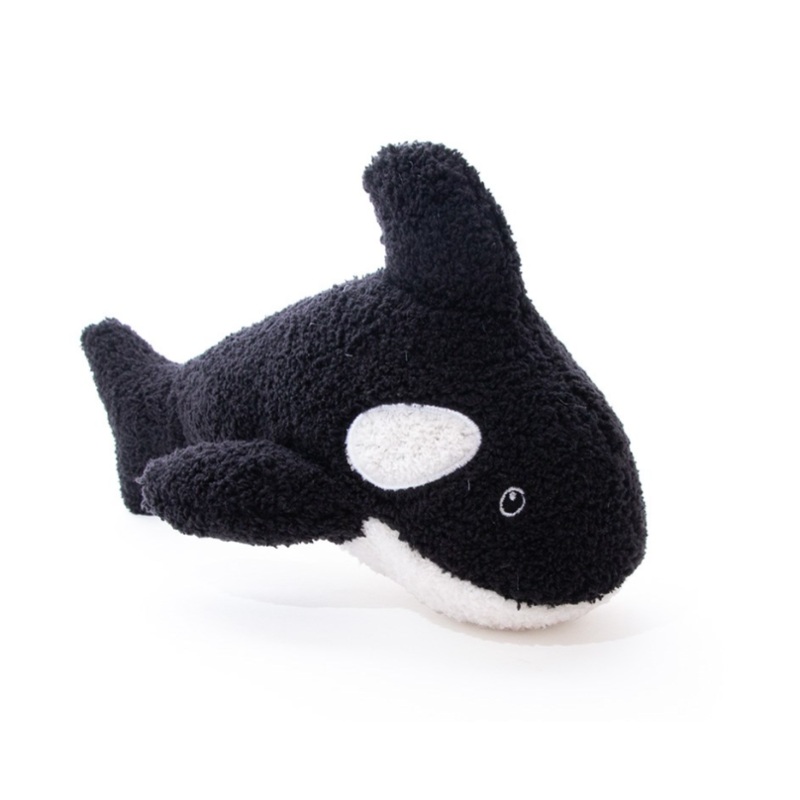 Great & Small Stay Wild Orca Cuddle & Play Dog Toy