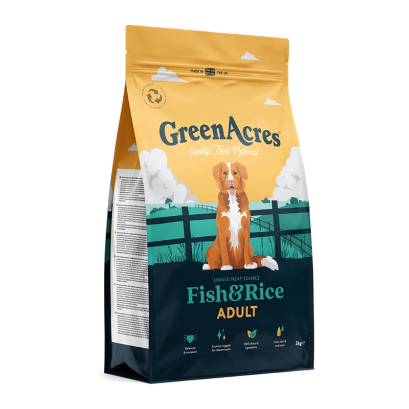 GreenAcres Adult Fish & Rice Dog Food