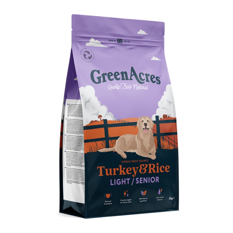 GreenAcres Senior / Light Turkey & Rice Dog Food