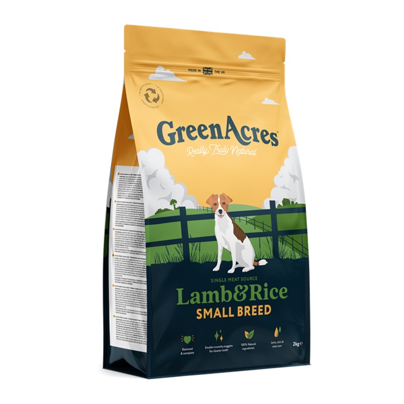 GreenAcres Small Breed Adult Lamb & Rice Dog Food