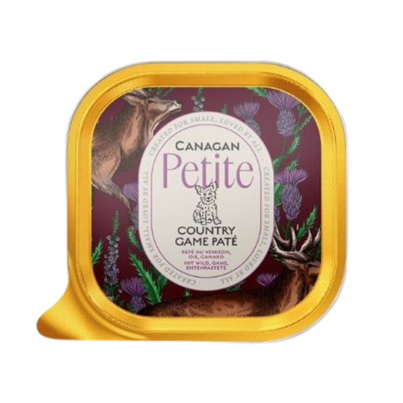 Canagan Petite Country Game Pate For Small Dogs 100g