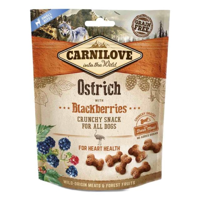 Carnilove Ostrich with Blackberries Dog Treat 200g