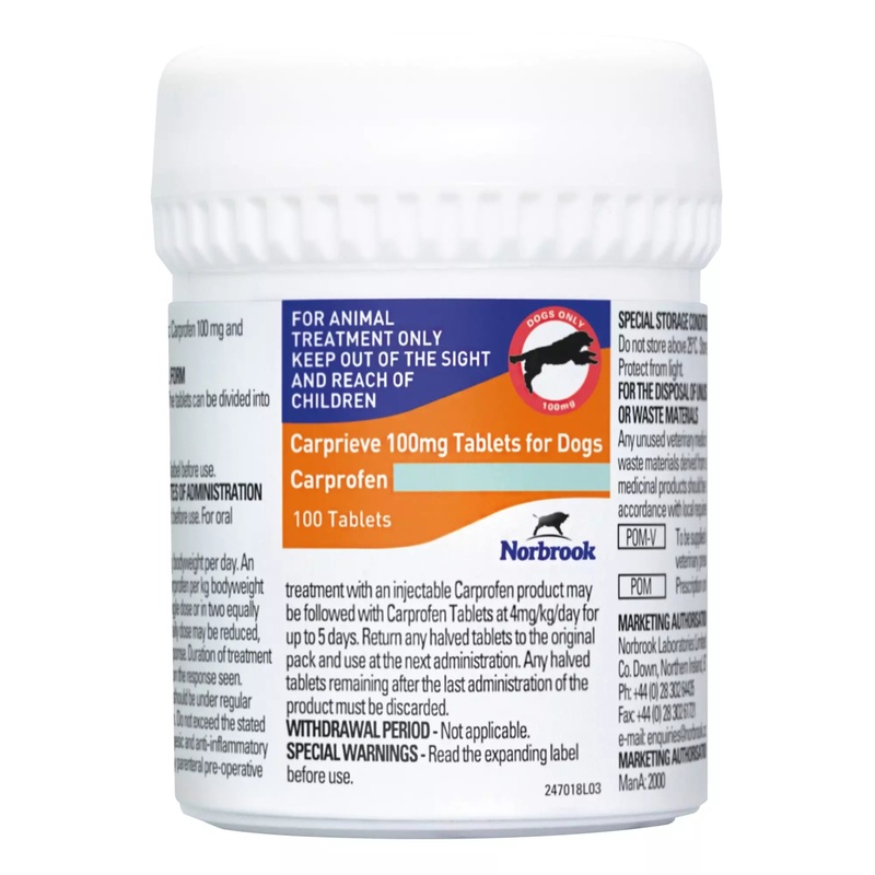 Carprieve Tablets for Dogs 100mg
