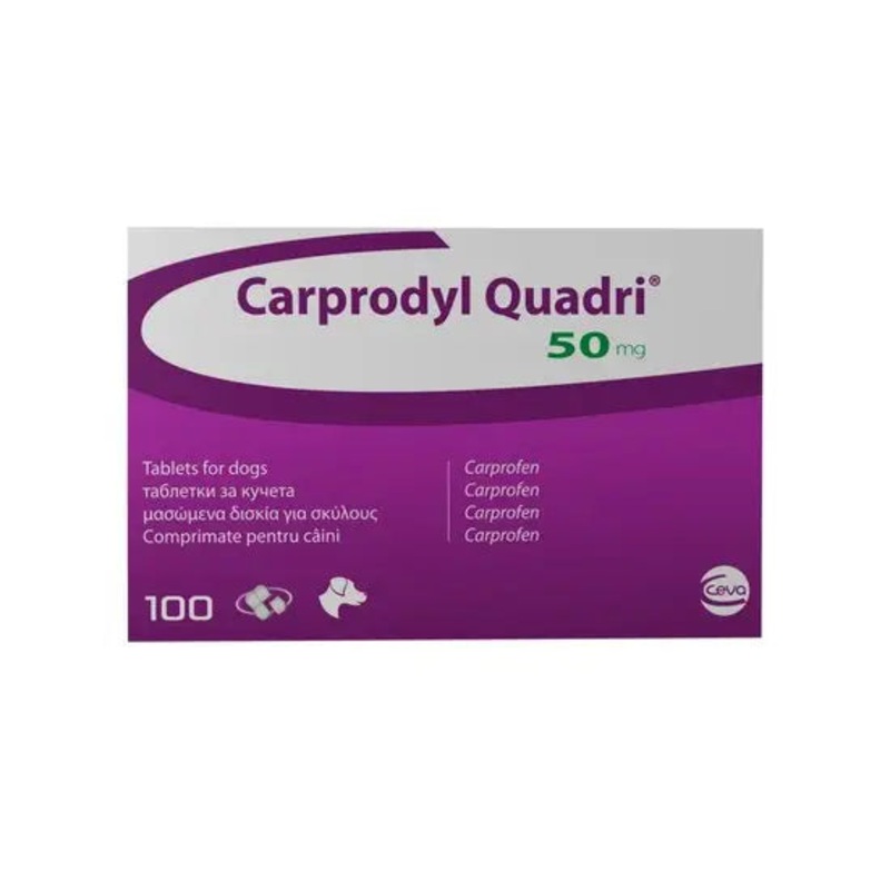 Carprodyl Quadri Chewable Tablets for Dogs 50mg